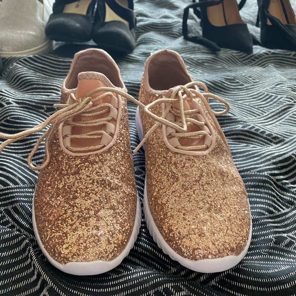 Glitter Tennis Shoes